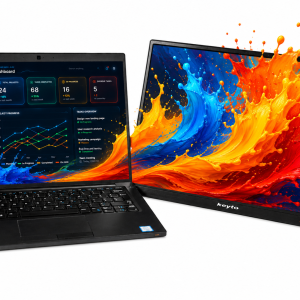 Keyto 15.6" Portable Monitor Full HD IPS Panel , Ultra-Slim Travel Screen